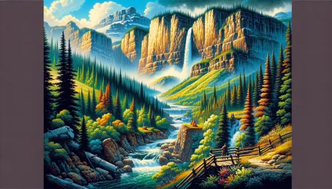 Bird Woman Falls images