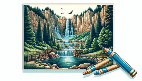 Red Rock Falls images