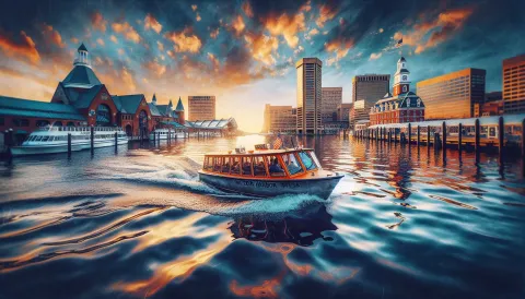 The Baltimore Inner Harbor Water Taxi images