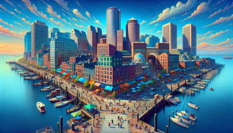 Boston Harborwalk images