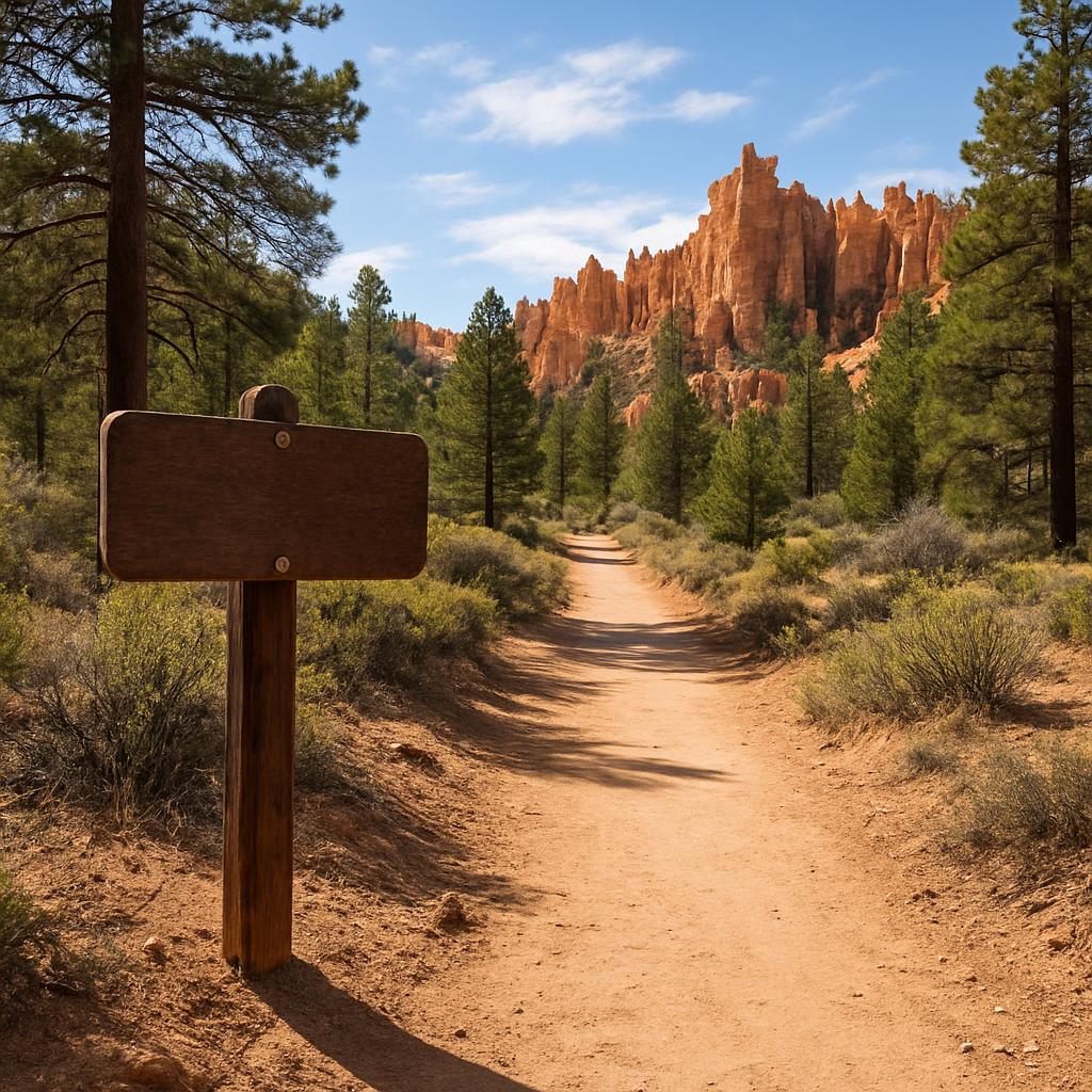 Peekaboo Loop, Hat Shop, And Under-The-Rim Trail Trailhead