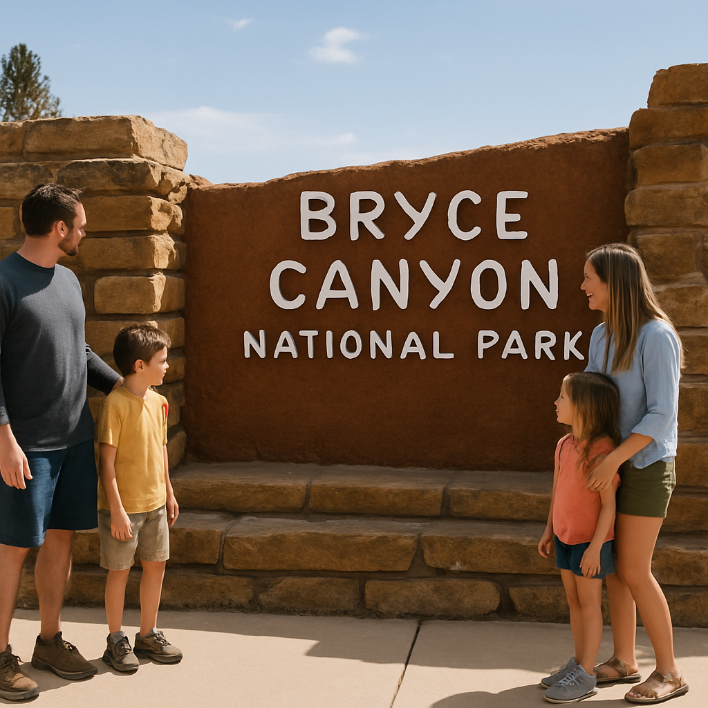 Bryce Canyon National Park Entrance Sign