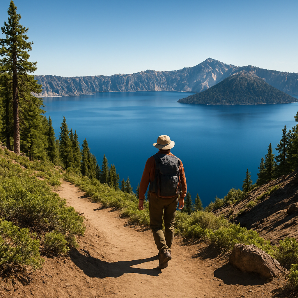 Watchman Peak Trailhead, Crater Lake