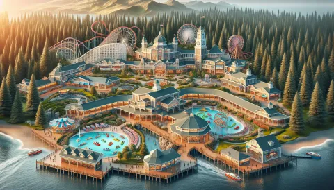 Darien Lake Theme Park images