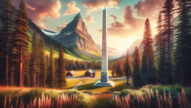 Marias Pass Obelisk images