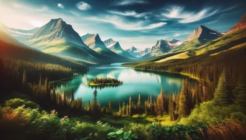 Two Medicine Lake images