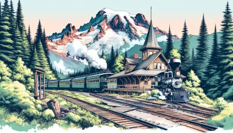 Mount Rainier Scenic Railroad images
