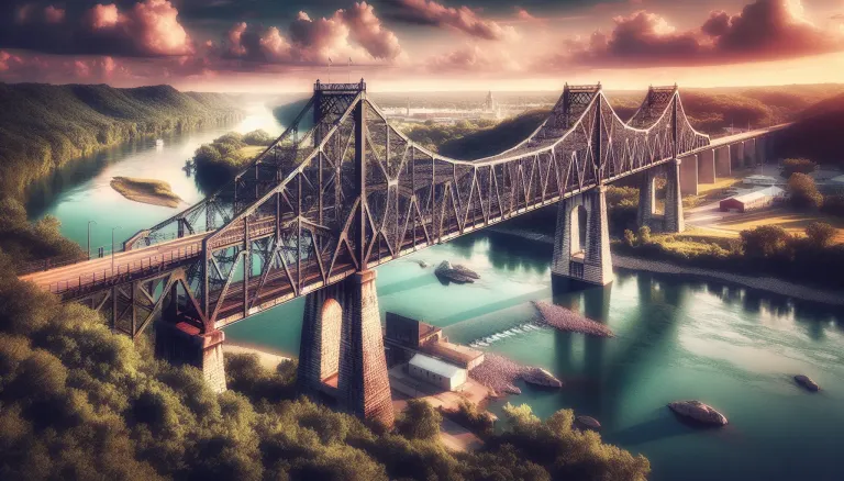 Old Chain of Rocks Bridge images