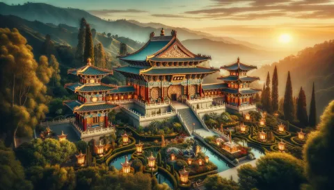 Hsi Lai Temple images