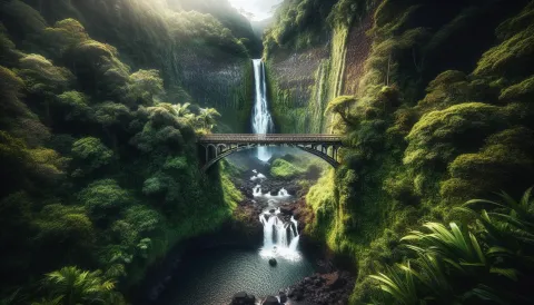 Waikani Falls images