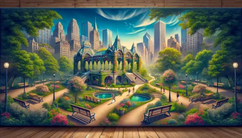 Sam Houston Park images