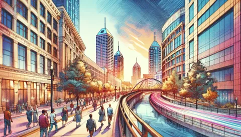 The Indianapolis Cultural Trail images