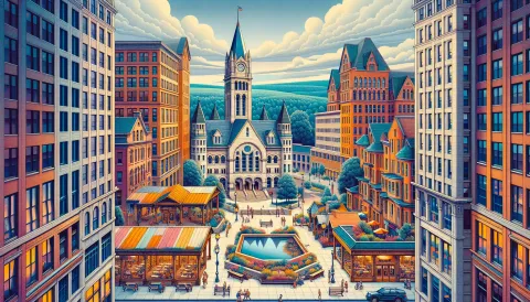 The Ithaca Commons images