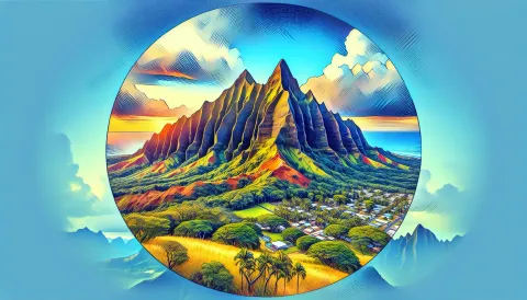 Mt. Olomana Trail (Three Peaks) images