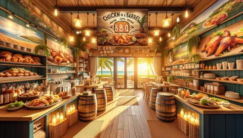 Chicken in a Barrel BBQ images