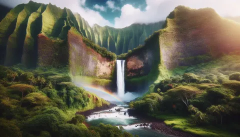 Opaeka‘a Falls images