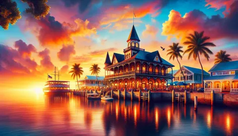 Sunset Celebration at Mallory Square images