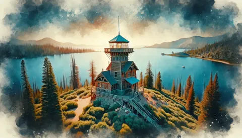 Historic Stateline Fire Lookout images