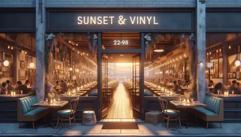 Sunset & Vinyl images