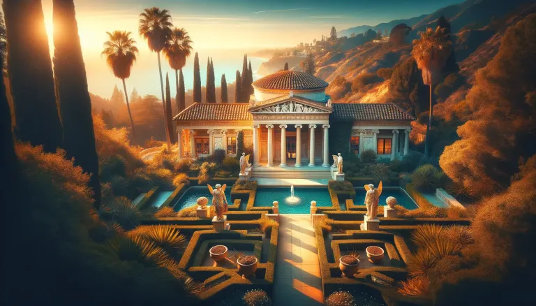 The Getty Villa images