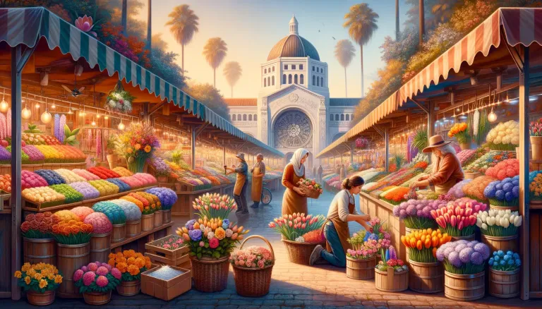 The Original Los Angeles Flower Market images