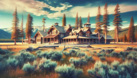 Yellowstone National Park Headquarters images