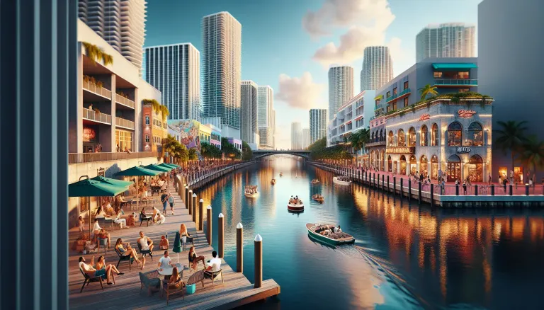 Miami River Walk images