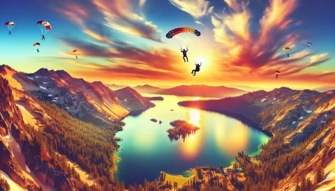 Skydive Lake Tahoe images
