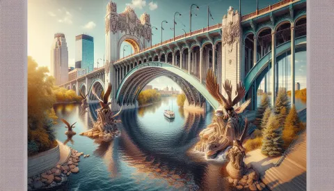 The Hennepin Avenue Bridge images