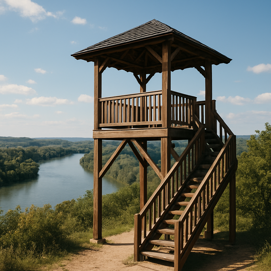 River walk observation tower