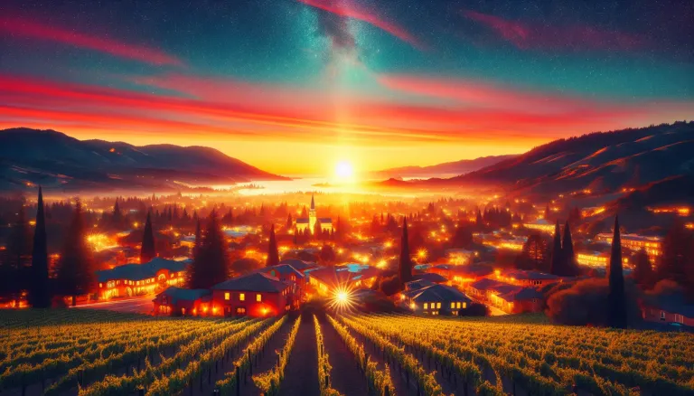 Napa Valley Sunset images
