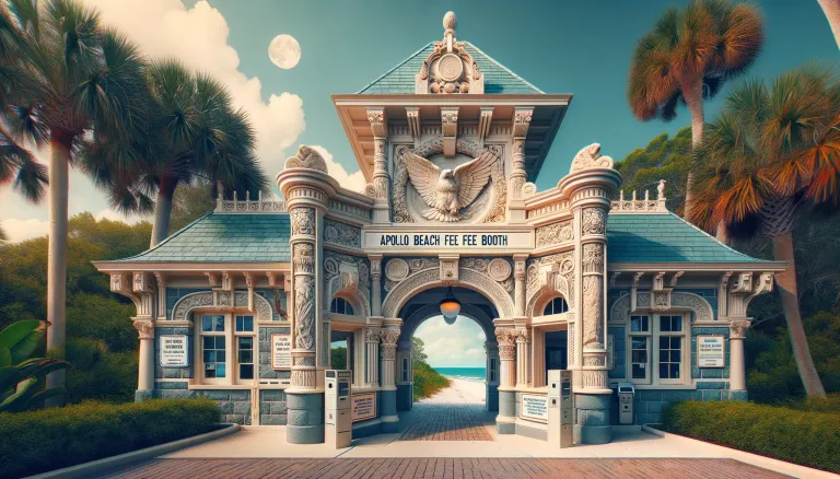Apollo Beach Ranger Fee Booth And Entrance For Canaveral National Seashore images