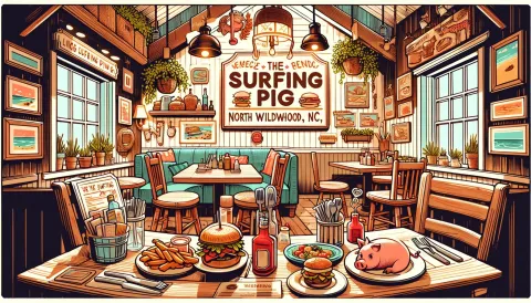 The Surfing Pig images
