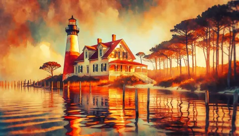 Ocracoke Lighthouse images