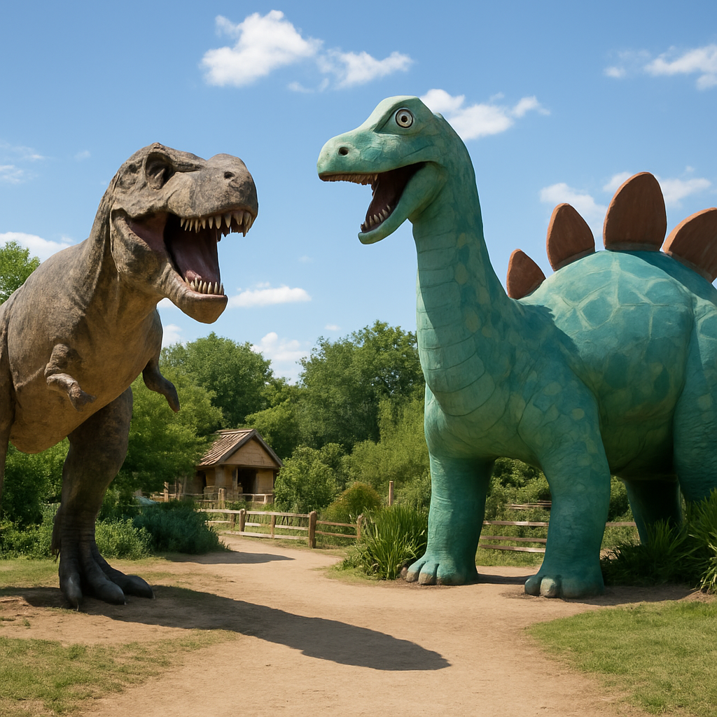 Dinosaurs In The Woods -- Brontosaurus