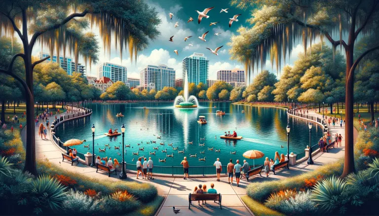 Lake Eola Park images