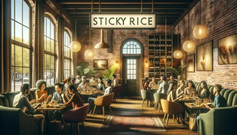 Sticky Rice Lao Street Food images