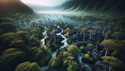 Lava Tree State Monument images