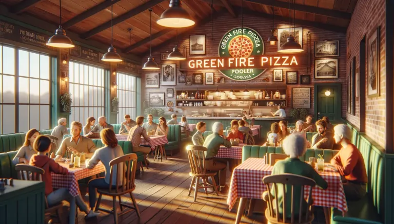 Green Fire Pizza images