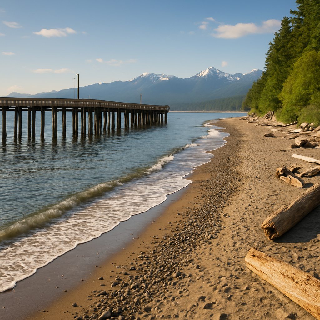 Port Angeles City Pier & Hollywood Beach
