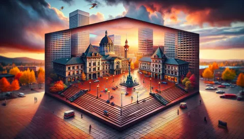 Pioneer Courthouse Square images