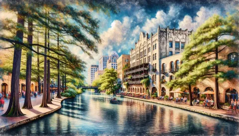 San Antonio River Walk images