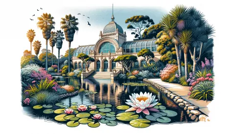 Botanical Building and Lily Pond images