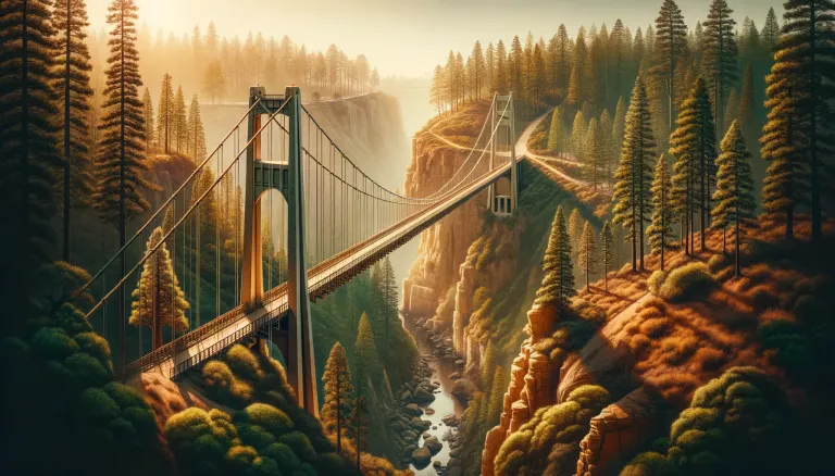 Spruce Street Suspension Bridge images