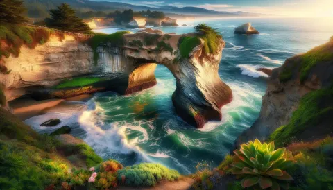 Natural Bridges State Beach images