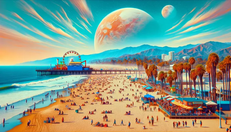 Santa Monica State Beach images