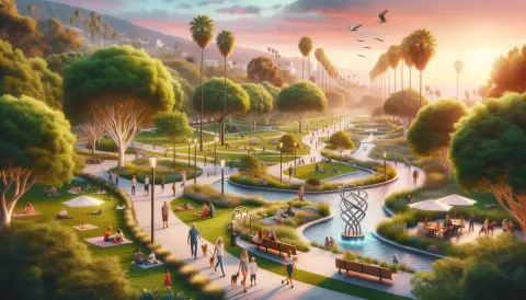 Tongva Park images