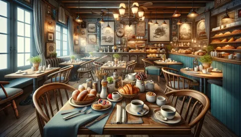 Cafe Blue images