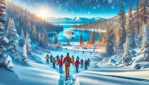 Tahoe Snowshoe Tours images