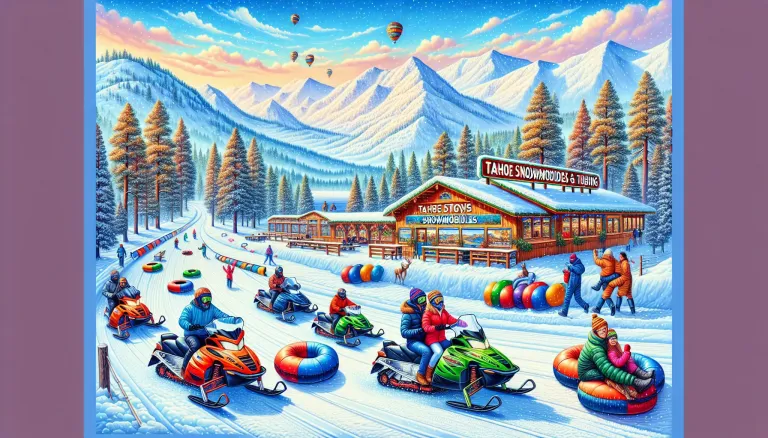 Tahoe Snowmobiles & Tubing images